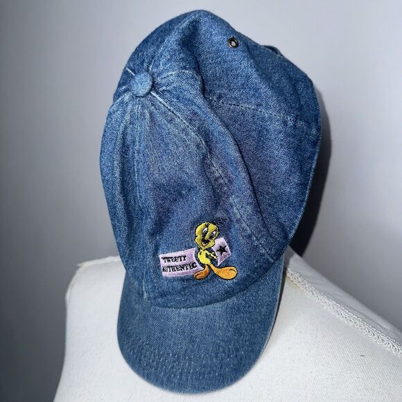 Looney Tunes Vintage Denim Baseball Cap One Size - Picture 2 of 4